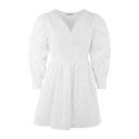 Adriana Dress White S Embroidery anglaise dress