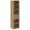  Høyskap med skuff Artisan Eik 45 x 42,5 x 185 cm Konstruert tre