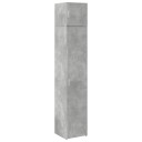  Smalt oppbevaringsskap betonggrå 40x42,5x225 cm konstruert tre 8721102653650