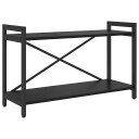  Bokhylle Svart eik 80 x 30 x 48,5 cm Konstruert tre