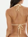 Athlecia Sherrill W Triangle Bikini Top Yellow 34