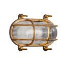 NORDLUX HELFORD VEGGLAMPE IP54 E27 MESSING