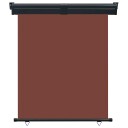 vidaXL Sidemarkise for balkong 140x250 cm brun