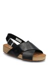 Timberland Malibu Waves Basic Backstrap Sandal Black Full Grain   Black   38