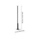 Simolaris smart connect.z gulvlampe 35W IP44 2700-6500K RGB Svart