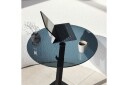 Essexa Sofabord 40x40x40 cm Rundt - Svart