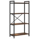  Bokhylle Røkt eik 60 x 30 x 118 cm Konstruert tre