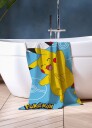 Licens Pikachu håndkle   70x140 cm   100% bomull   Mykt badehåndkle med Pikachu fra Pokémon