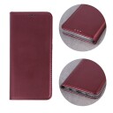 Smart Magnetic Cover for iPhone 16 Plus Burgundy