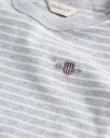 Gant Stripete body til baby LIGHT GREY MELANGE 62