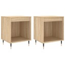  Nattbord 2 stk sonoma eik 40x35x50 cm konstruert tre 8721012110908