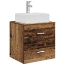  Vegghengt vaskeservant Gammelt tre 49,5 x 41 x 62,5 cm
