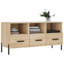 vidaXL TV-benk sonoma eik 102x36x50 cm konstruert tre 8720845944728