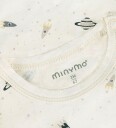 Minymo Body k/e   Viskose   Niagara Mist m. Planeter   Minymo   68   Kortermet body   Hvit   62