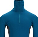 Aclima  WarmWool polo M´s Herre, 405 Corsair / Beige Melange / Marengo, S