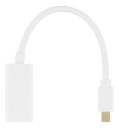 Deltaco Mini DisplayPort til HDMI 4K-adapter 0,2m Hvit