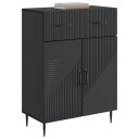  Serviesskap med skuff Svart 66 x 34,5 x 89,5 cm Konstruert tre
