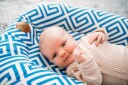 EcoViking Överdrag babynest Ancient Blue