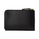 Lauren Ralph Lauren Leather Small Bi Fold Wallet   Black   ONE SIZE