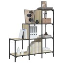  Bokhylle sonoma eik 92x30x102 cm konstruert tre 8721012479760