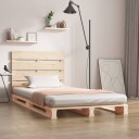 vidaXL Sengeramme 90x200 cm heltre furu 8720287159193
