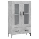 Highboard betonggrå 69,5x31x115 cm konstruert tre