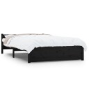 vidaXL Sengeramme svart heltre 135x190 cm 4FT6 Double