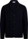 Gran Sasso Cardigan blazer rib 54 blå herre