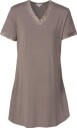 Lady Avenue Bamboo Nightdress SS Beige Bambus Large Dame