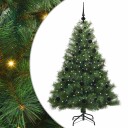  Kunstig juletre med 150 LED med stativ grønn 150 cm PE og PVC