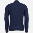 Half Zip Wool-Cashmere Navy