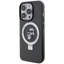 Karl Lagerfeld iPhone 13 Pro Mobildeksel med Ringstativ og MagSafe Svart