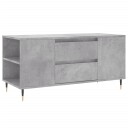 vidaXL Salongbord betonggrå 102x44,5x50 cm konstruert tre