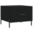 vidaXL Salongbord svart 50x50x40 cm konstruert tre