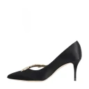 Manolo Blahnik Dame Sko Svart 39 EU,