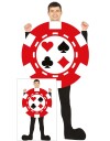 Poker Chip Kostyme til Voksen 70x70 cm Onesize Voksenkostyme 92708