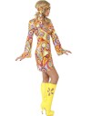 Smiffys 60talls Hippie Karnevalkostyme  Medium