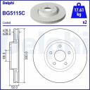 DELPHI BG5115C Bremseskive