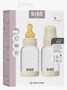 BIBS 120 ml Glass Tåteflaske 2-Pakk med Antikolikk Latex - Ivory