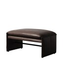 Artwood HARLEM fotskammel i skinn – Espresso