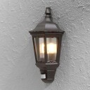 Konstsmide Firenze Vegglampe w/Sensor Svart