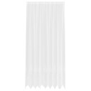  Gardiner med gardiner Blomster Hvit Polyester