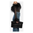 Twentyfourhaitch Dame Vesker Svart ONE SIZE,