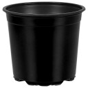 vidaXL Blomsterpotte 100 pcs Svart Ø 15 x 13 cm Plast