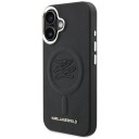 Karl Lagerfeld MagSafe Mobildeksel med Initialer for iPhone 16 - Svart