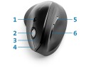 Kensington Pro Fit Ergo Trådløs Mus Høyrehendt 1600 dpi Svart