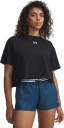 Under Armour UA Rival Boxy Tee Solid Black Black Large