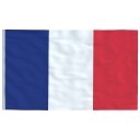 vidaXL Fransk flagg 90x150 cm
