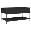  Salongbord svart 100x50x50 cm konstruert tre og metall 8721012478855