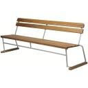 Grythyttan Stålmöbler Sofa 5 ubehandlet teak / varmforsinket stativ Grythyttan Stålmöbler